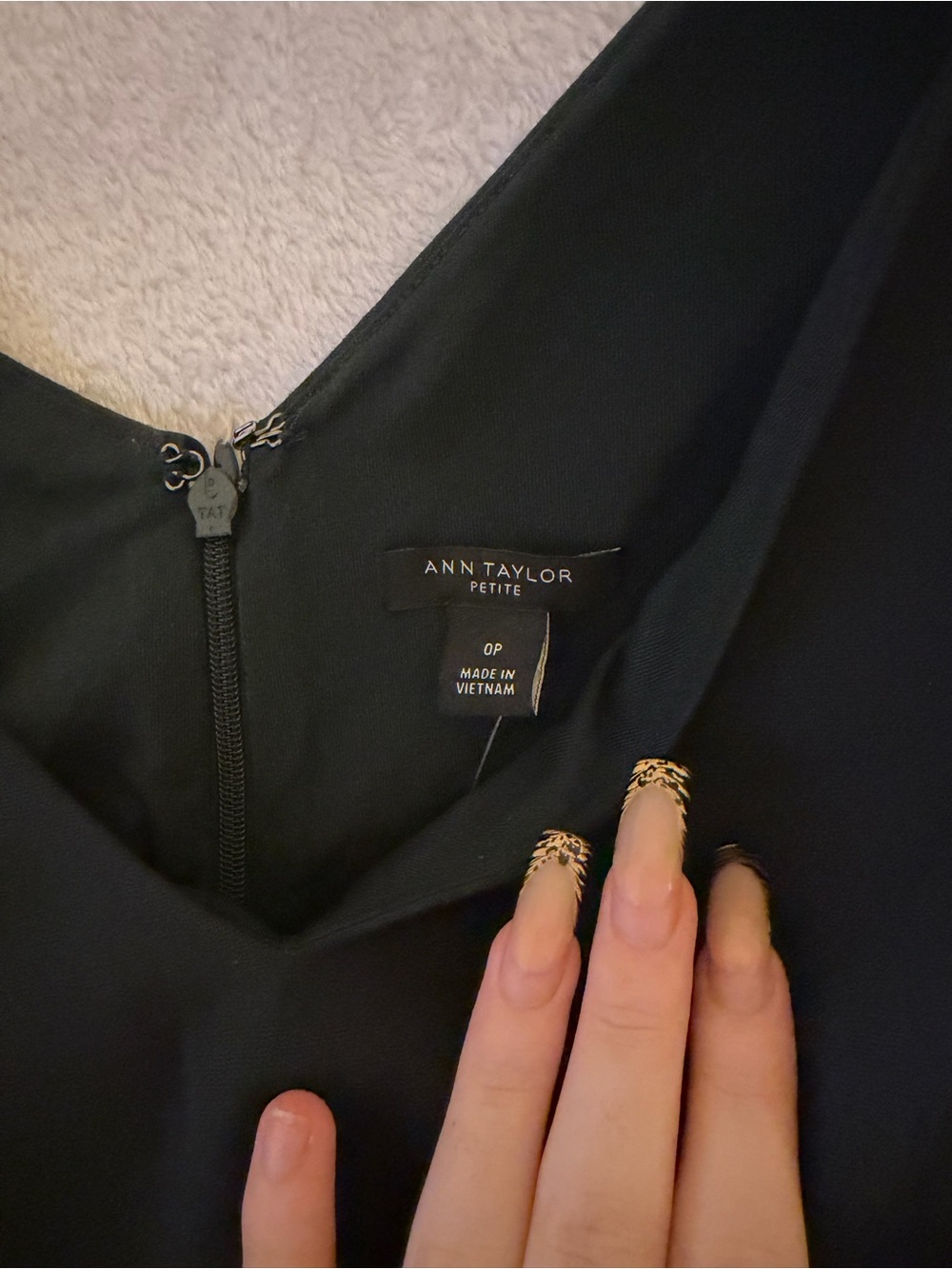 Ann Taylor Petite Black Sheath Dress